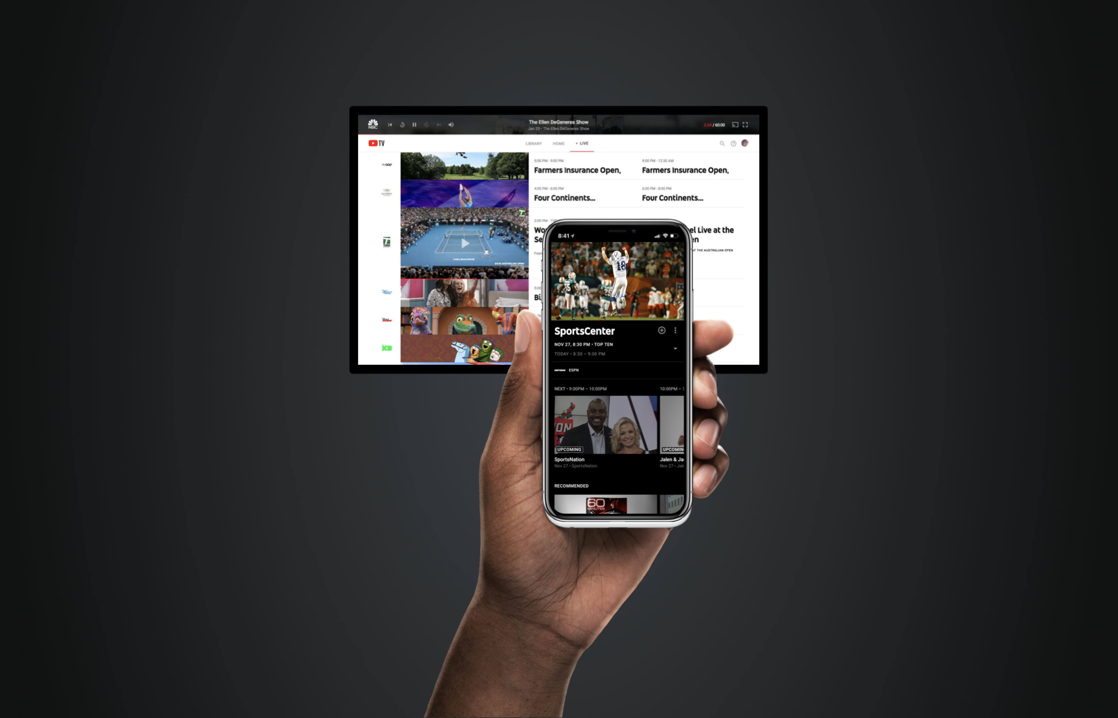 Youtube TV founding design by John Angelo