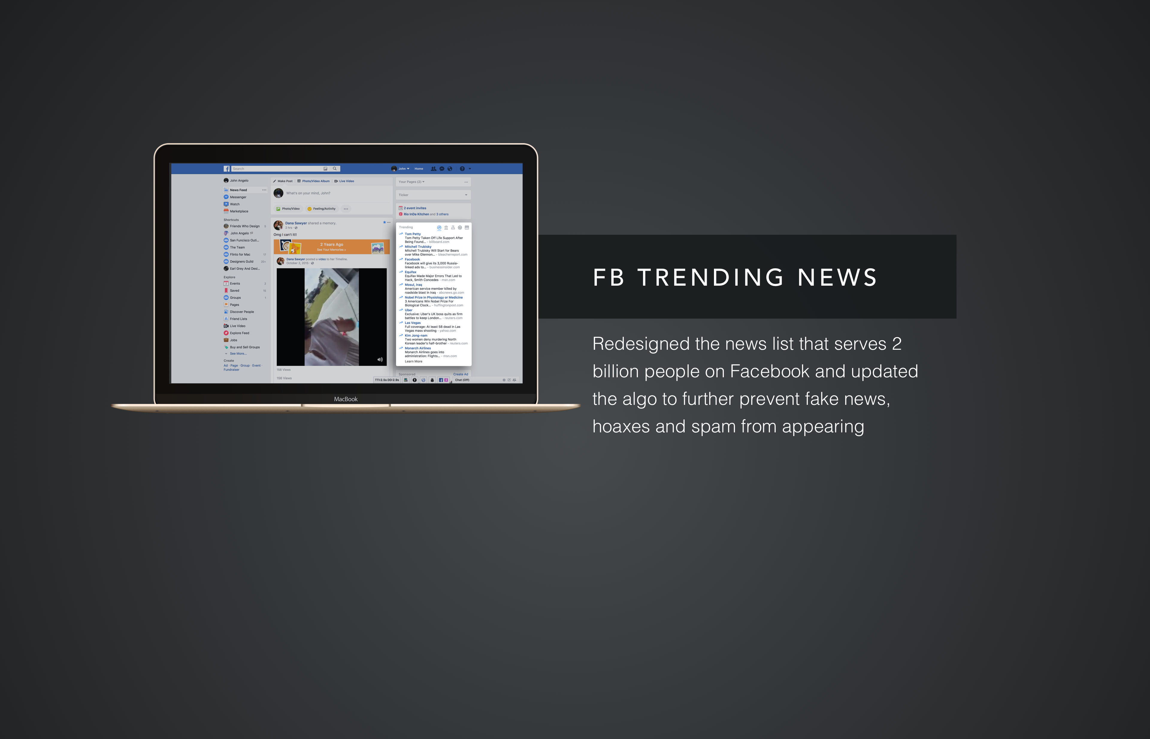 Facebook Trending News