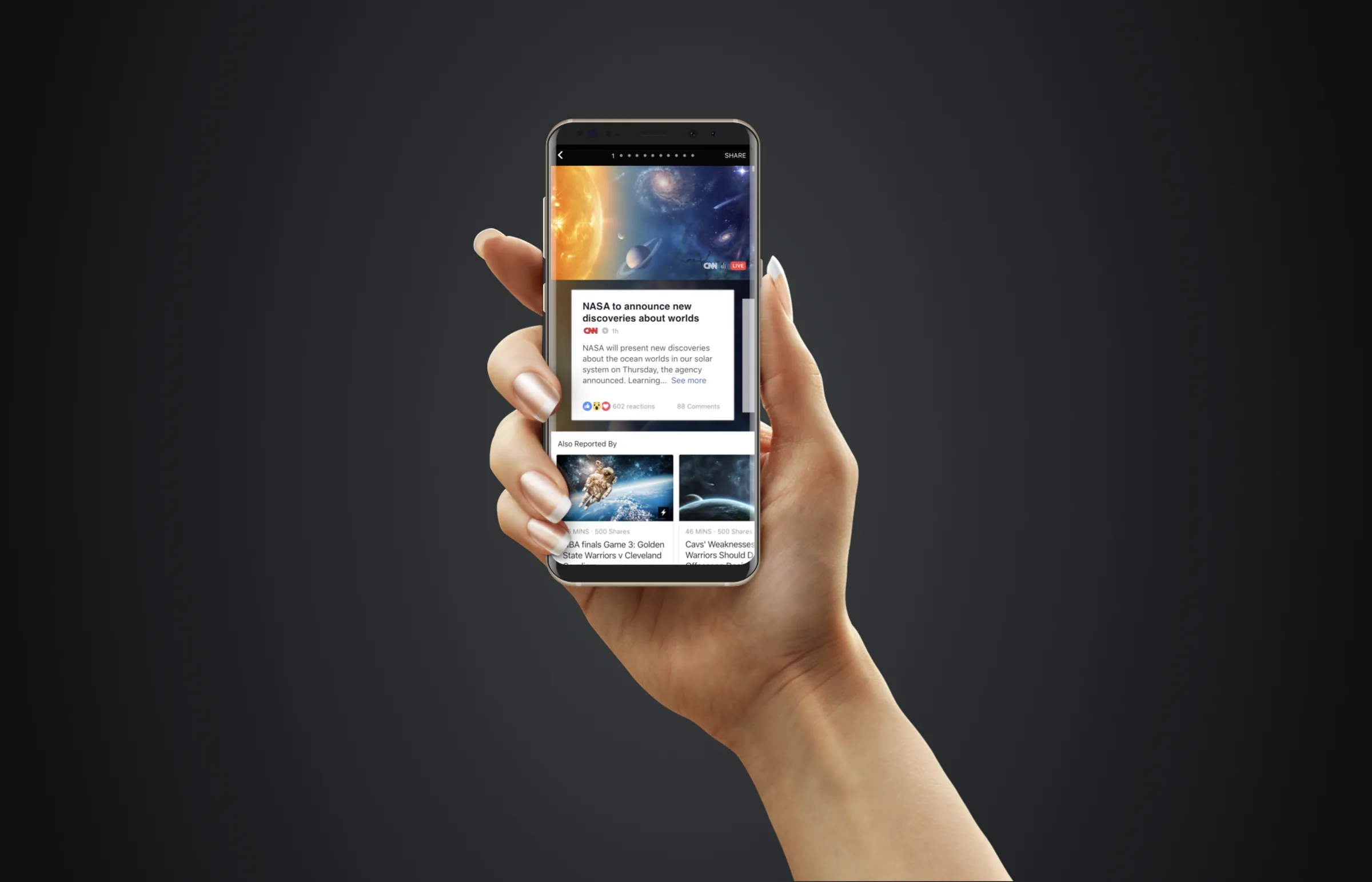 Facebook News Digest by designer John Angelo